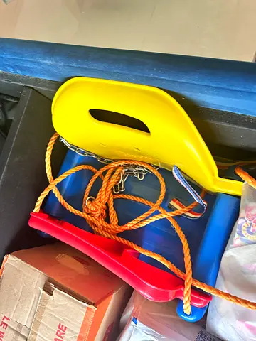 Plastic Toddler Swings with Ropes - Good Condition