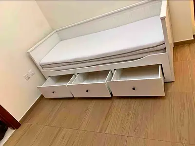 Ikea hemnes day bed with mattress 2