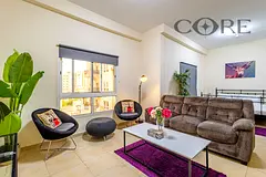 Furnished Studio for Rent | Courtyard & City Views | No Commission
