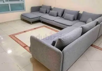 Looks good condition IKEA soderhamn u Shape Sofa light gray color