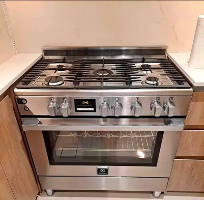 Free Delivery Electrolux 5-Burner Full Gass Cooking Range 90x60 CM