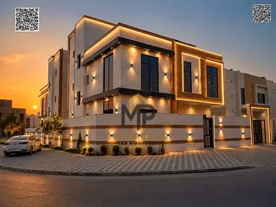فيلا كورنر فاخرة للبيع في موقع مميز، بتصميم راقٍ ومساحات واسعة وتشطيبات عالية الجودة، شاملة جميع التجهيزات والرسوم، فرصة استثنائية للسكن والاستثمار