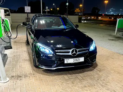 ///AMG Mercedes-Benz C200 2016, GCC Specs, Top Option, Original Paint, Perfect Condition