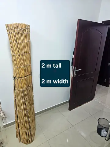 Natural Reed/Bamboo Privacy Screen Mat - 2m x 2m