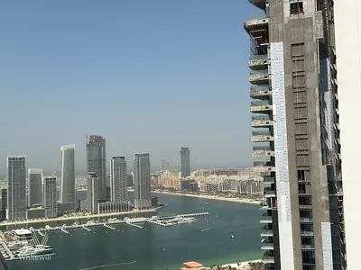 High Floor | Partial Sea & Media City View | 2BR+Maid