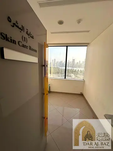 Office for annual rent in Al Majaz 1, Sharjah. Location: Al Majaz 1 – Sharjah. Property Type: Commercial office for annual rent. Air conditioning: Fre