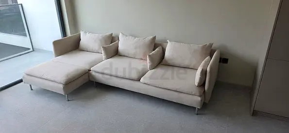 IKEA sodhram Lsahpe sofa beige color