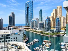 Luxury Waterfront Studio | Marina & Sea View | High Floor | Fully Furnished | Investment Opportunity