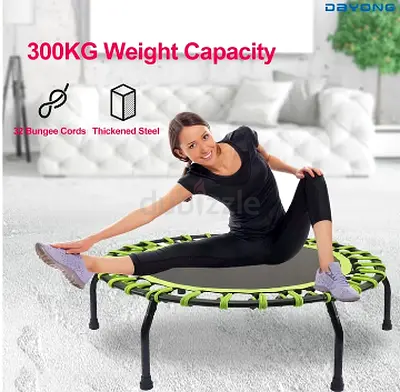 Mini Fitness Trampoline Rebounder - 300kg Capacity