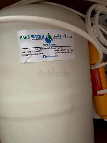 Safe Water branded household water filter tank (used)