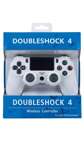 White DoubleShock 4 Wireless PS4 Controller (Like New)