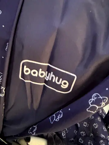 Babyhug navy stroller - used, good condition