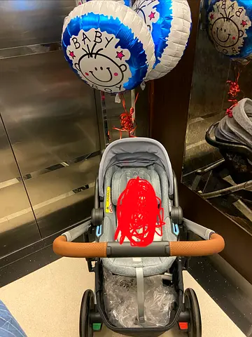 Free give away : uppababy v2 stroller - blue