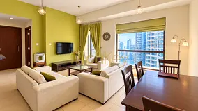 High Floor | Furnished | Marina View | Large 1BR
