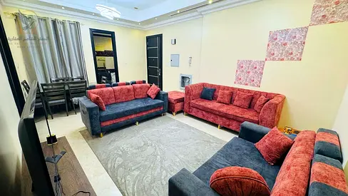 A three-bedroom apartment with a living room, furnished with new furniture and equipped with all ho