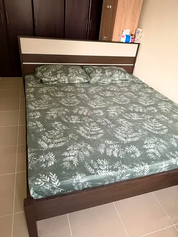 Pan Home Miami Bed - King Size -  180x200 cm with Medicated Mattress