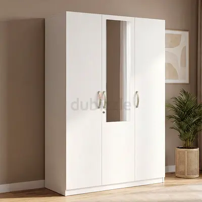 New Kulltorp Plus 3-Door Wardrobe with Mirror and Lock