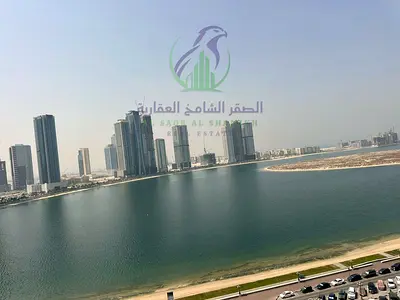 Two bedroom apartment for annual rent in Al Taawun Sharjah free AC free parking one month free gym pool built in wardrobes storage large and open view