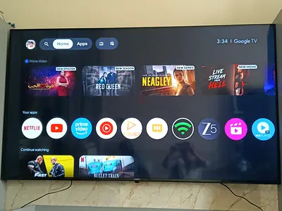 Philips 75inch 4k crystal UHD Smart LED TV (Google TV) - Good Working Condition