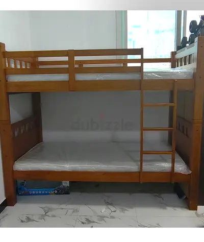 Wooden bunk bed