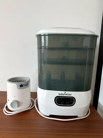 Baby Brezza Sterilizer & Dryer Advanced + FREE Tommee Tippee Bottle Warmer