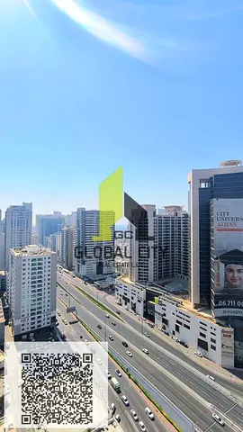 Own & Invest in a Premium 1BHK | Beautiful Ajman & Sharjah View | Prime Location Near to School & Mall | Ideal for Living & Investment | DP 277,060AED