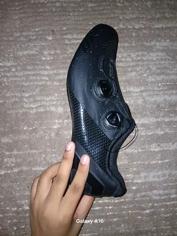 Cycling Shoe Sole with Cleat Mounts - A pair