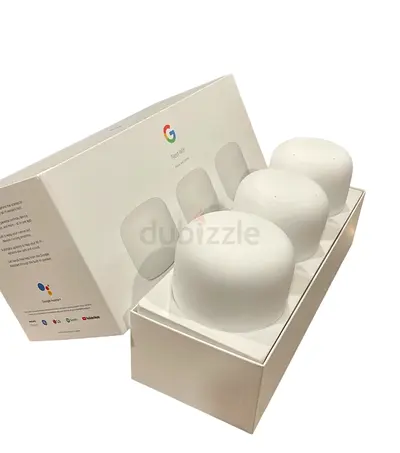 Google Nest Wifi (3-pack) - Mesh Router + 2 Points, White