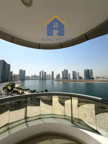 Spacious 3-Bedroom Apartment for Rent in Al Khan – Full Sea View