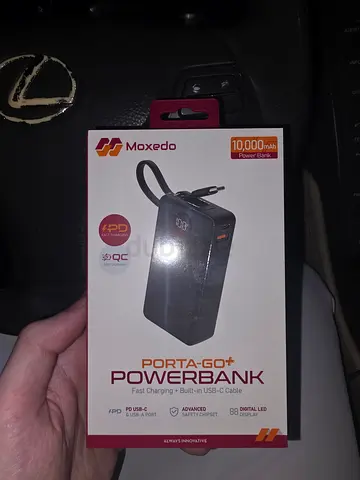 Moxedo 10,000mAh PD & QC Portable Power Bank (Brand New in Box)