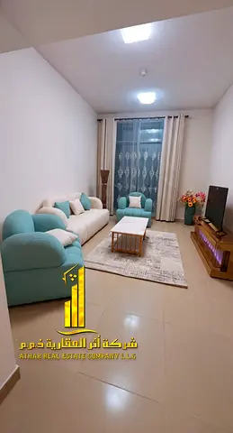 ✨ أفخم وارقى شقة غرفة وصالة للإيجار الشهري في كورنيش عجمان برج الاتحاد مقابل فندق باهي  ✨ استمتع بأرقى أسلوب حياة بإطلالة بحرية كاملة! شقة غرفة وصالة