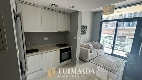 Furnished 1BR | Zada Tower | Balcony & City View