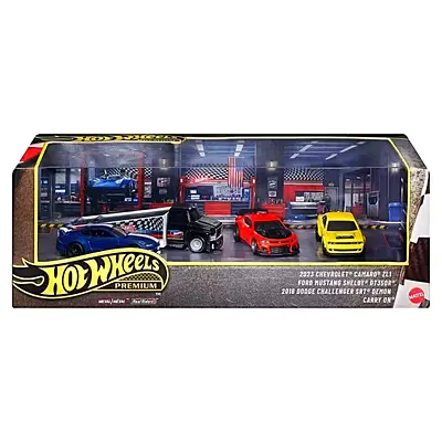 Hot Wheels Collector's Display Set American Muscle Theme