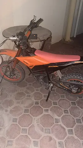 electric dirt bike - orange, used for teens 14-20