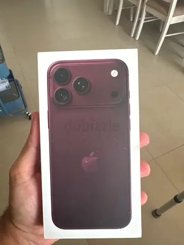 Apple iPhone 18 promax (boxed) - Unopened Gcc approved Burgundy