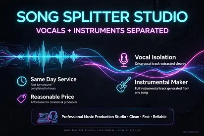 Remove vocal or instruments