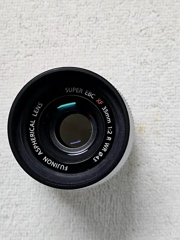 Fujifilm 35mm F2 WR with silver square hood