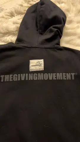 The Giving Movement Inspired Black Hoodie - Size Small(oversized fit)
