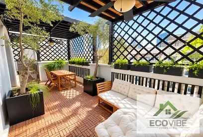 Stylish 2BR Apartment | Furnished | Terrace & Community Views