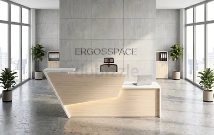 Jade Contemporary Reception Desk | Ergospace UAE