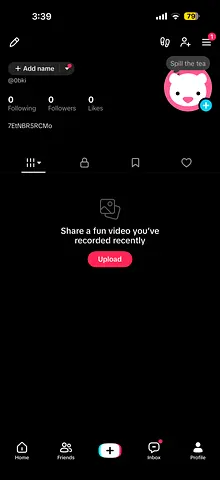 TikTok 4 digit username