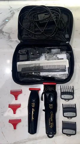 Wahl professional magic clip and detailer trimmer set with accessories