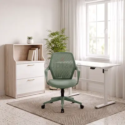 New Movo Flamingo Medium Back Office Chair