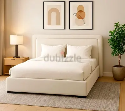 Brand New Luxury Cotton fabric Queen Bed including Medical Mattress Available