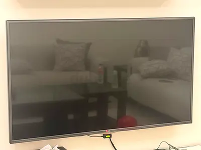 LG 55-inch Flat Panel TV - Wall Mounted, excellent Condition