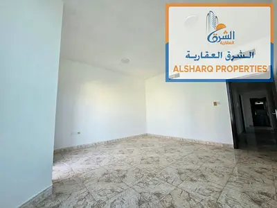 The largest unit in Al-Nuaimiya Towers 1: two bedrooms, a living room, a maid's room, and two balconies.