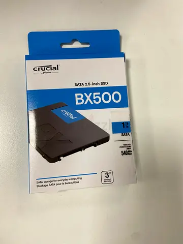 Crucial BX500 1TB 3D NAND SATA 2.5-Inch Internal SSD, up to 540MB/s