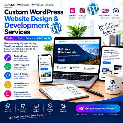Custom WordPress Website Design & Development Services