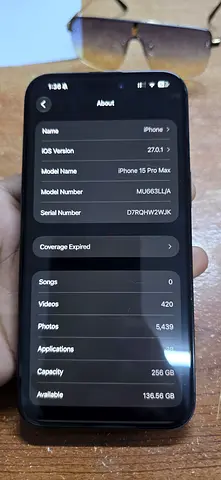 iPhone 15 Pro Max 256GB - Good Condition, dubai