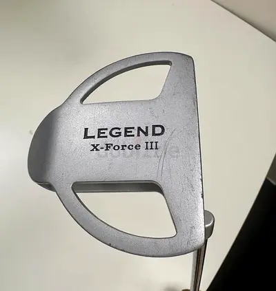 Legend X-Force III Golf Putter (Mallet-Style) with Cover in Good Condition